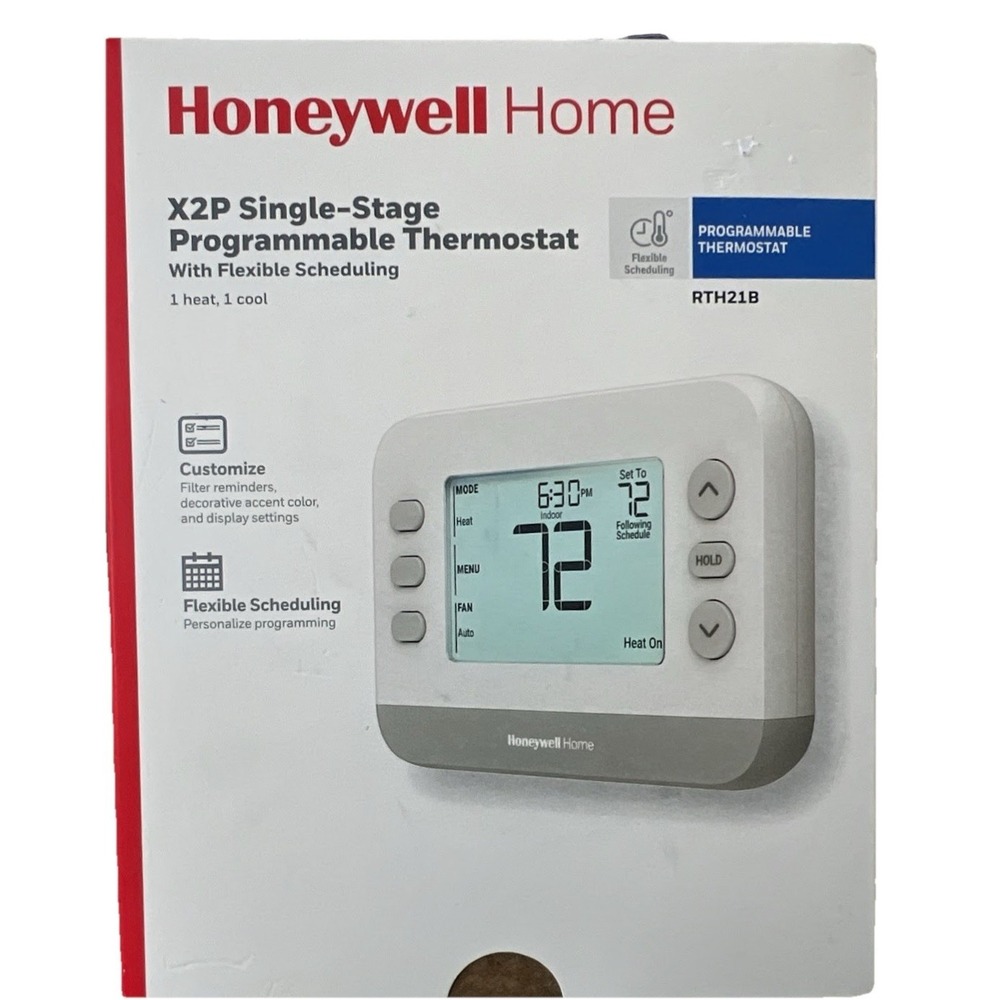 Honeywell Home X2p signal-stage programmable Thermostat RTH21B NEW